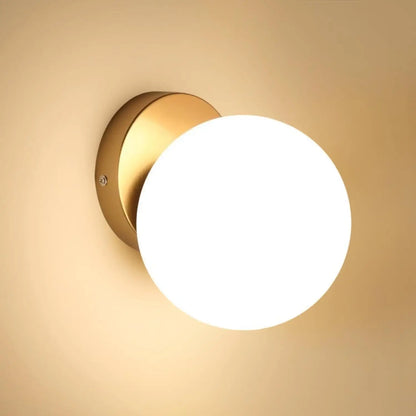Modern Glass Globe Wall Lamp
