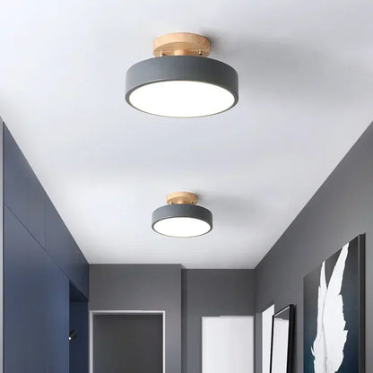Nordic Round Industrial Ceiling Light