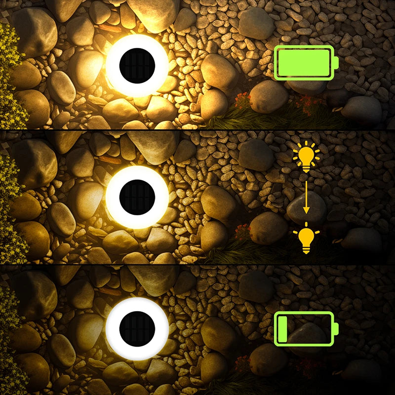 Solar Ground Lights Set