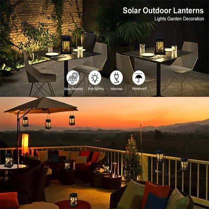 Solar Hanging Lantern Light Set