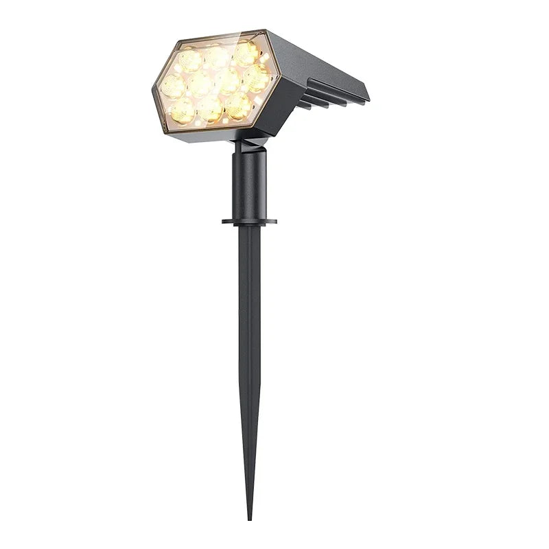 Solar Spotlight 2-in-1 Wall & Ground Garden Light