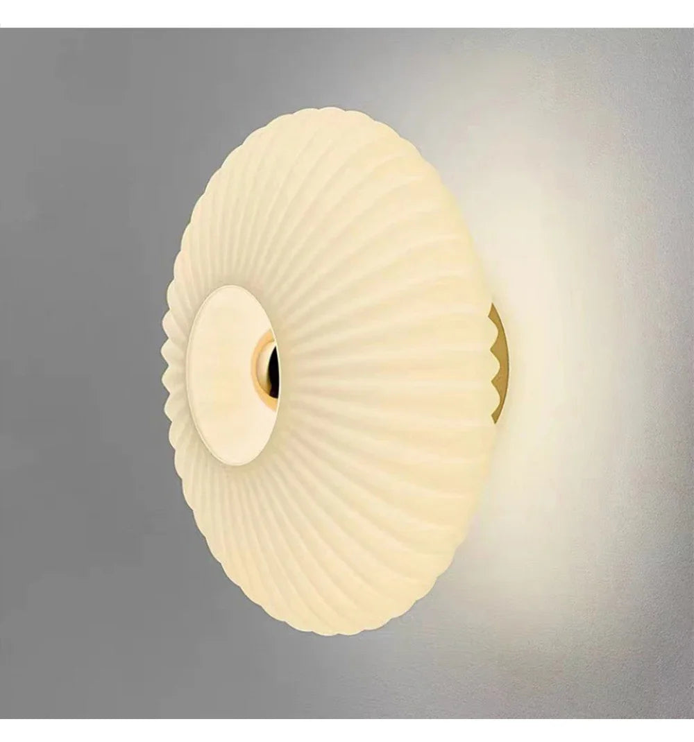 Glass Ripple LED Wall Sconce