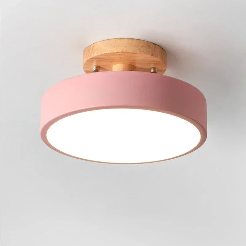 Nordic Round Industrial Ceiling Light