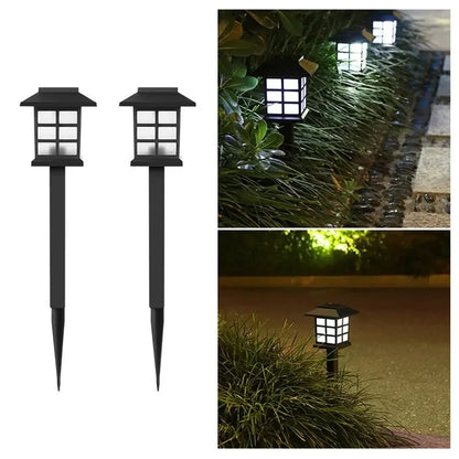2-Pack Solar Pathway Garden Lights
