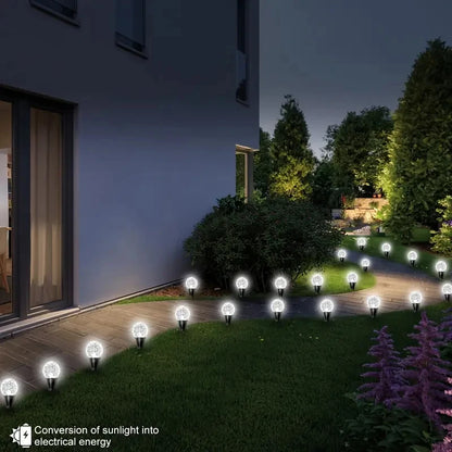 Solar Globe String Pathway Lights