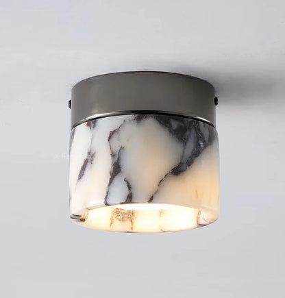 Nordic Marble Cylinder Ceiling Lamp