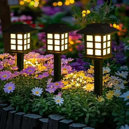 2-Pack Solar Pathway Garden Lights