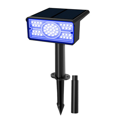 Dimmable Waterproof Solar LED Spotlight Wall & Garden Light (Multi-Color)
