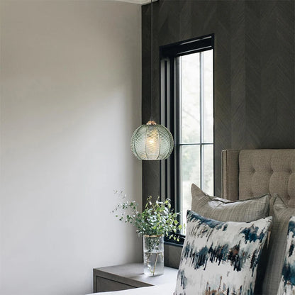 Nordic Glass Pendant Light – Art Deco Hanging Lamp