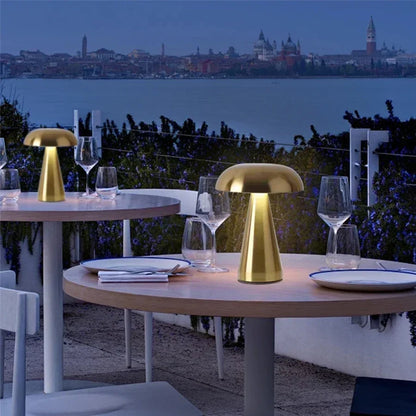 Rechargeable Mushroom LED Table Lamp