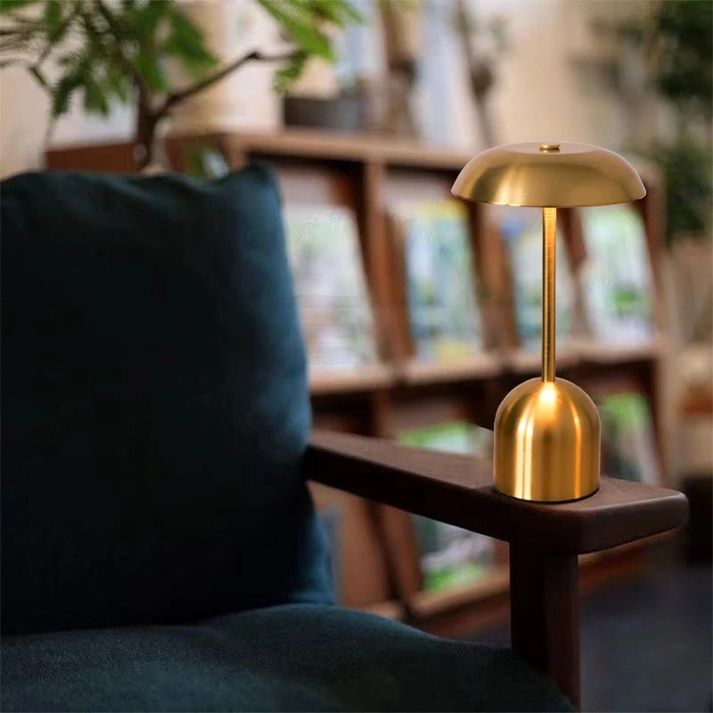 Minimalist Metal Touch Ambient Lamp