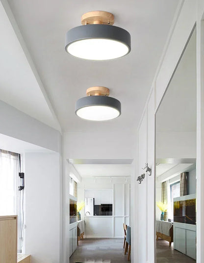 Nordic Round Industrial Ceiling Light