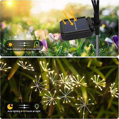 Solar Swaying Starburst Garden Lights