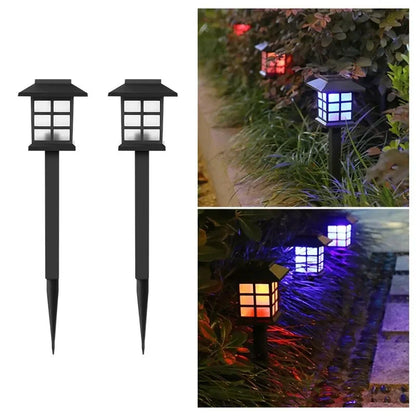 2-Pack Solar Pathway Garden Lights